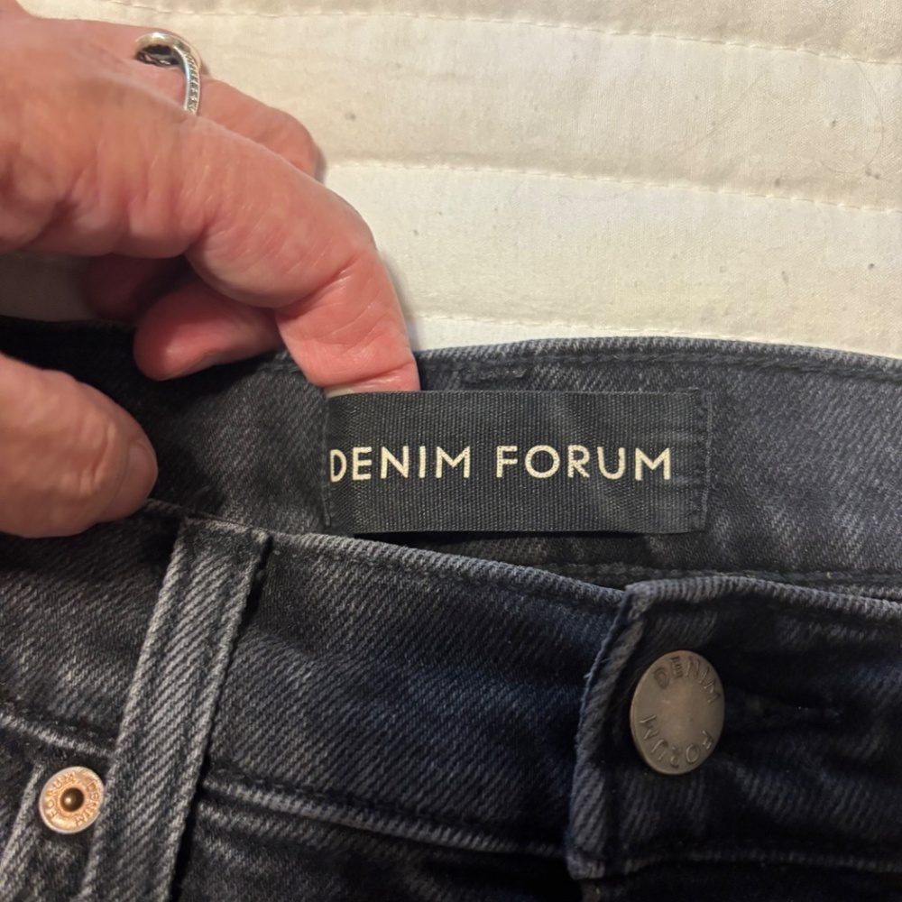 Denim Forum Yoko High Rise Slim 28L Black - Picture 10 of 11